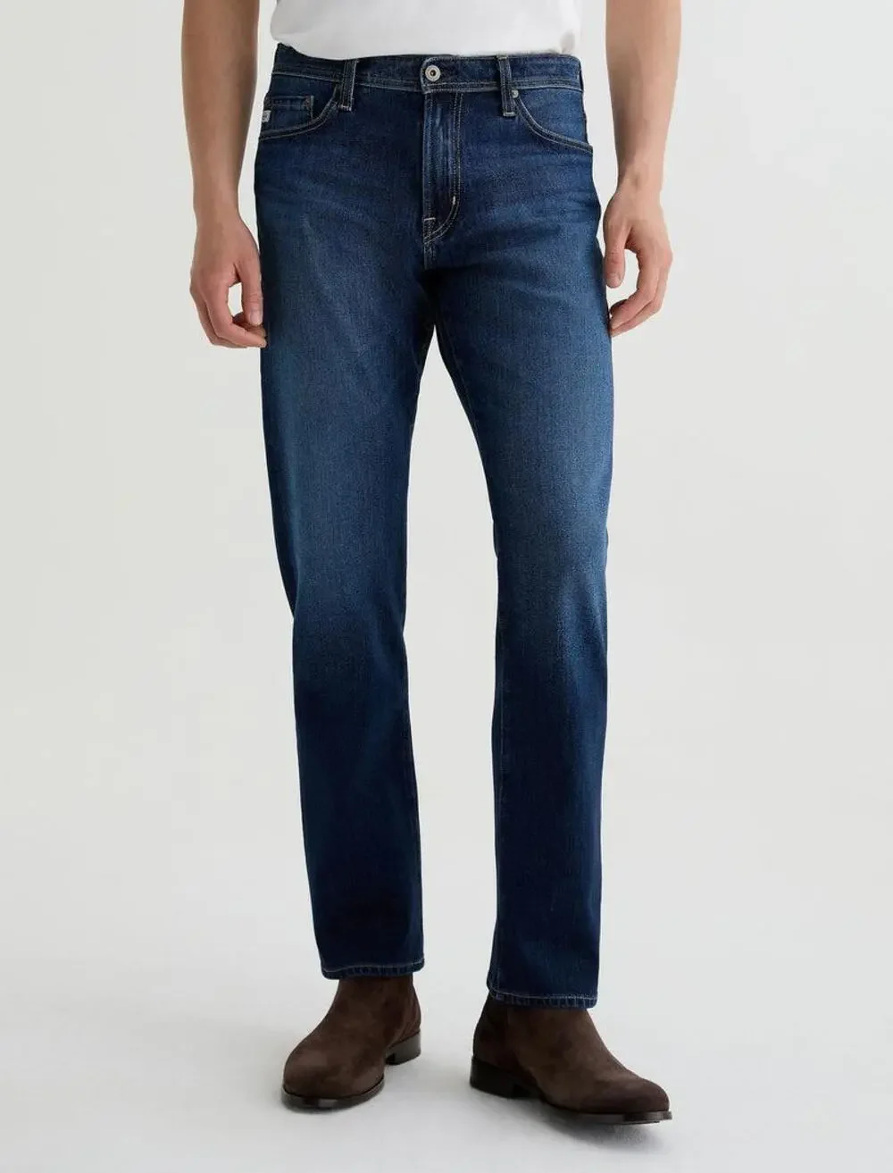Adriano Goldschmied Graduate Dark Wash Denim Tailored Leg Jeans Blue 34